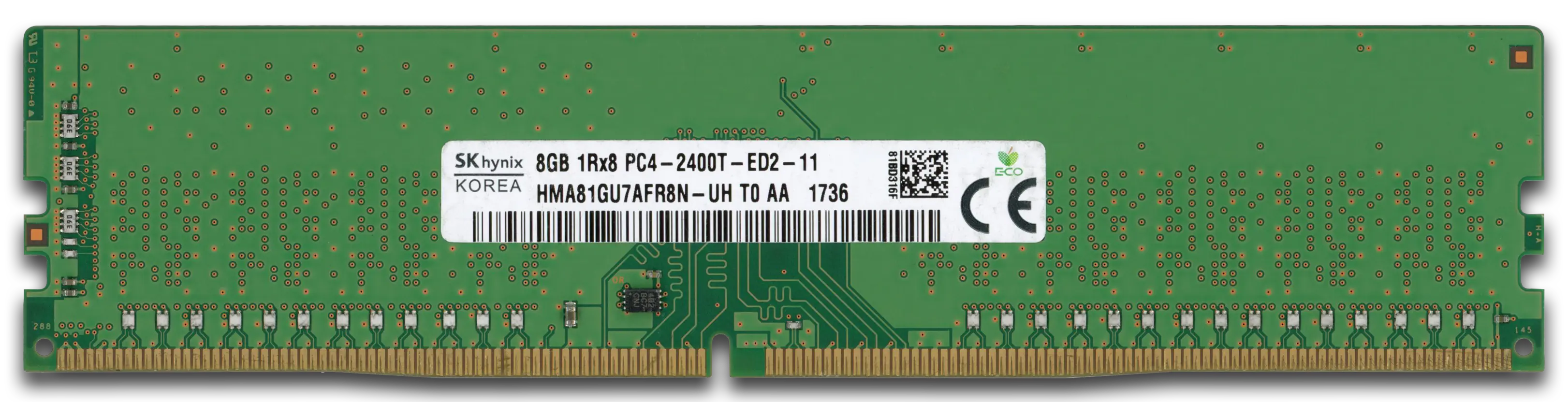 Hynix 8GB RAM-Modul DDR4 2400 MT/s PC4-2400T-E UDIMM ECC