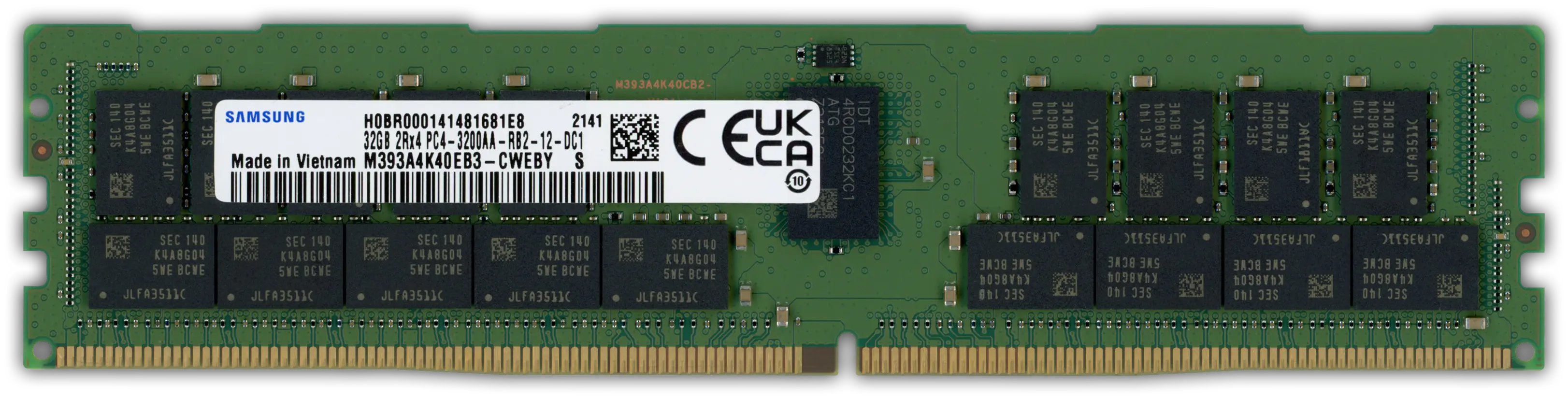 Samsung 32GB RAM-Modul DDR4 3200 MT/s PC4-3200AA-R RDIMM ECC