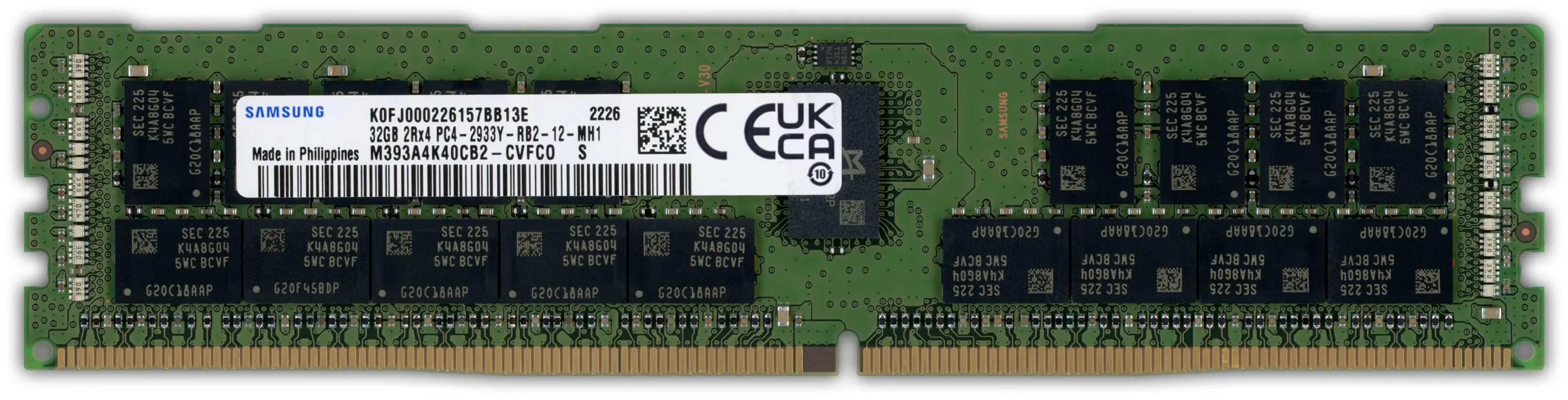 Samsung 32GB RAM-Modul DDR4 2933 MT/s PC4-2933Y-R RDIMM ECC