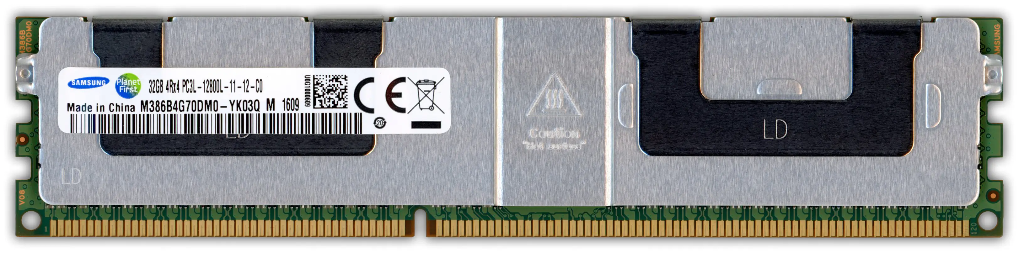 Samsung 32GB RAM-Modul DDR3 1600 MHz PC3-12800L LRDIMM ECC, refurbished