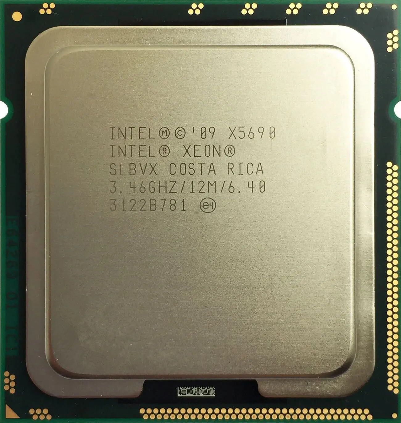 Intel Xeon X5690 Six Core Prozessor 6x 3,46GHz LGA 1366 SLBVX, refurbished