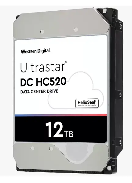 WD HGST 12TB UltraStar DC HC520 3,5" SATA 256MB, refurbished